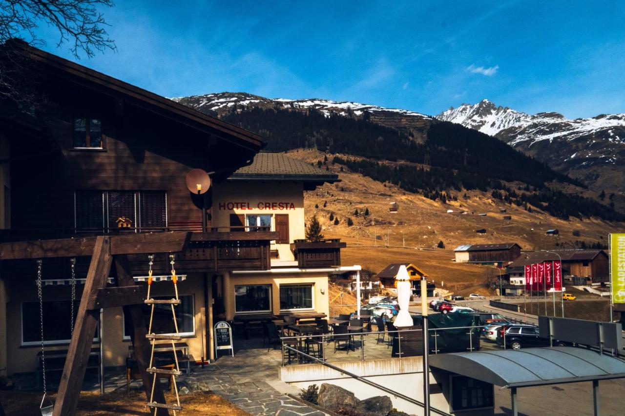 Cresta Sedrun Hotel Bagian luar foto